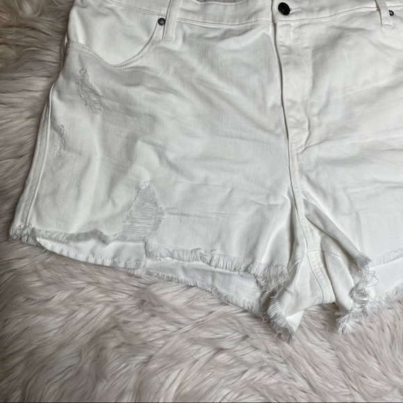 NWT Aerie Daydream Denim Shorts in White Size XXL - Picture 5 of 9